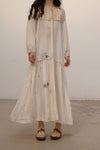 MUTEDANCE dyed silk panel dress MD21FW09